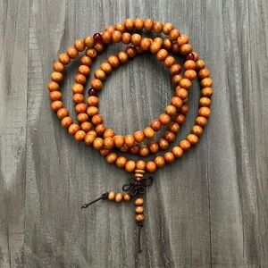 Vietnamese Wooden Bead Necklace
